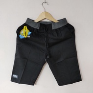Hugo Pants - Celana Pendek Chino Cowok Distro Jumbo Pinggang Karet Bahan Katun Pria