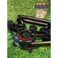 YAMAHA THAILAND HANDLE CROWN CNC SET - YAMAHA X1R (SILVER / BLACK)