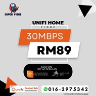 [30Mbps] UNIFI Home Fiber 30Mpbs Unlimited Data - Free Modem & Router (1 Bulan FREE)