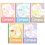 Sun-Star Stationery Chiikawa Campus Notebook - A & B Ruled