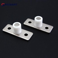 AN.MART 2Pcs Floor Mount Sliding Wooden Door Guide Roller Retainer Top MY