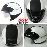 [SIRIM APPROVED] SGV CRUISER HELMET - WHITE COLOR