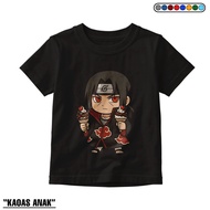 Itachi Uchiha Cute Sticker Kids T-Shirt Itachi Uchiha Cartoon T-Shirt Latest Distro T-Shirt