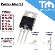 IRF540N / IRF560N / IRF730 / IRF840 / IRFZ44N / IRF9640 / IRFZ44N IRF 540N IRF540 Power MOSFET P-/N-
