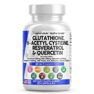 Clean Nutraceuticals Glutathione 500mg Supplement with Vitamin C N Acetyl Cysteine 600mg Berberine 1