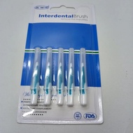 HIJAU INTERDENTAL BRUSH DR SMITH GREEN PREMIUMTOSCA CONTENTS 5 With Lid - BRUSH Between Braces Ortho