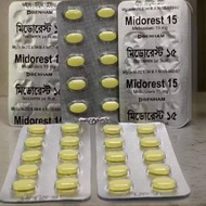 MIDOREST / IMOAEN 15mg VATMIN 1 PAPAN 10 TABLETS .