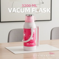 TERMOS Vacuum Flask 3.2L Heat Resistant Glass Thermos