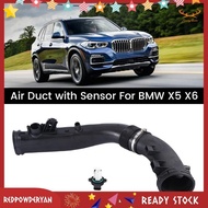 [Stock] 13717605585 13627593624 Auto Spare Parts Accessories Parts New Air Duct Without Air Mass Meter with Sensor for BMW X5 X6
