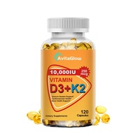 10000IU Vitamin D3+K2 Capsules    Cardiovascular Health Bone Health Support