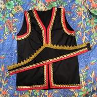 Bidayuh Kids Costume ~ Vest Baju Bidayuh Versi Budak ~ Combo Set Sarawak Handmade New Stock Available