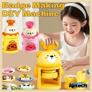Manual Press Badge Maker Machine Portable DIY Badge Maker Tool Interchangeable Die Reusable Badge Pr
