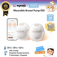 Eufy E20 HeatFlow Double Electric Wearable Breast Pump - App Control  (24mm flange  plus 17mm, 19mm 