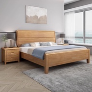 【SG Sellers】Solid Wooden Bed Frame Single/Queen/King Bed Frame Bed Frame With Mattress