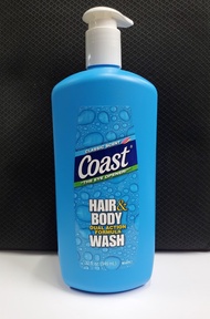 Sữa Tắm Gội Coast Hair & Body Wash Classic Scent – 946ml - Mỹ