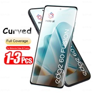 1-3Pcs Curved Tempered Glass For Motorola Edge 60 Fusion 5G Screen Protector Rola Edge60Fusion Edge6