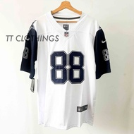 NFL American Football Senior Jersey Rugby Lamb # 88 White Retro Dallas Cowboy Shirt Plus Size Men's