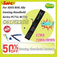 New C41N2208 57Wh/74Wh/80Wh Gaming Handheld Battery for ASUS ROG Ally Gaming Handheld Series PC71L R