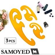 SAMOYED FRCV-Q3L Penggaris / Mal Pola Lengkung / Kurva / Wayang / Jahit / Curve Drawing Ruler / Temp