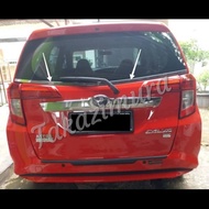 Lis list pintu kaca belakang chrome mobil Sigra / Calya