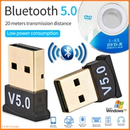 【Ready Stock】5.0 Bluetooth Adapter Receiver Sender USB For Computer/Keyboard/Mouse/Earphone/Printer/Speaker/Game Handle