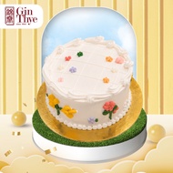 [Gin Thye] Ivory Blossom Cake Vanilla Cake 5 Inch | Fresh Baked