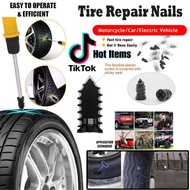 Vacuum Tyre Repair Tire Rubber Nail Tyre Puncture Repair Nail Kit Glue Car Bicycle Motorcycle Pembaikan Tayar y15 ex5