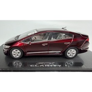 [Ready Stock] EBBRO 1: 43 Honda FCX Clarity Concept Car Model, Wine Red Body, with Original Display 