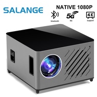 Salange P84 Mini Projector LED Android 10 Supported 4K Full HD 1080P Video Beamer Bluetooth 4.0 Wifi Home Theater with B