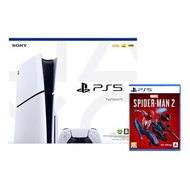 【遊戲組合】PlayStation 5 Slim主機 光碟版 (1TB) + PS5 漫威蜘蛛人2 普通版 CFI-2018A01