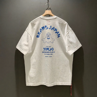 เสื้อยืดคอกลมแขนสั้นหลวมสบาย ๆ ลาย Fuji BEAMS JAPAN FUJI ผ้าฝ้ายผสม ทรงหลวม สำหรับผู้ชาย ฤดูร้อน 202