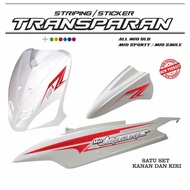 Striping STICKER TRANSPARENT UV MOTORCYCLE YAMAHA MIO OLD VARIATION Z4