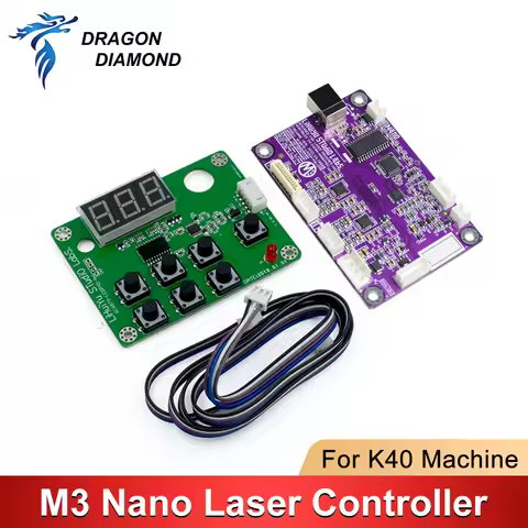LIHUIYU M2 M3 Nano Laser Controller Mother Main Board With Dongle Control Panel DIY Engraver Cutter