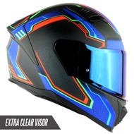 Spy Full Face Helmet Strike G Emerge Series 6  (Free Clear Visor)