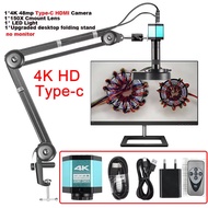 【Ready Stock】Microscope electronics repair 4K 48MP HDMI USB Industrial Electronic Repair Video Micro