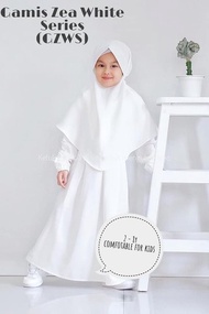 Baju Muslim Anak Perempuan Putih Gamis Anak Perempuan Fashion Anak