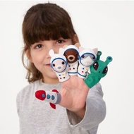 AFTON Finger Doll Toy Set of 5 Astronaut and Outer Space Models