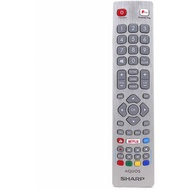 Sharp Aquos SHW/RMC/0121 SHWRMC0121 Remote Control for Full HD Smart LED TV with Netflix Youtube Freeview Play Buttons