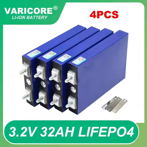 4x 3.2V 32Ah LiFePO4 battery pack phosphate 3C discharge 32000mAh 12.8v 4s Motorcycle Car motor batt