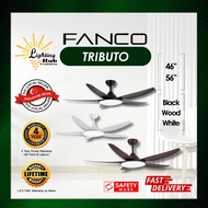 🔧Installation Available🔧CHEAPEST FANCO Tributo 46inch 56inch / ABS blades / DC silent motor / 6 Speed remote control / 5 blades/4 tear warranty/dining fan/bedroom fan/guest house fan/5 blades fan/wifi connection/ ceiling fan with light