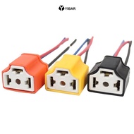 Top 3-Hole Ceramic H4 Wire Car Headlight Socket Plug