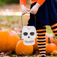 LOVIVER Halloween Candy Bucket, Trick or Treat Bucket Halloween Party Supplies, Gift