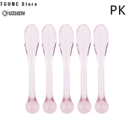 Kuzhen Bộ 5 Cái Thìa Mỹ Phẩm Nhựa Muỗng Kem Dưỡng Mắt Chống Nhăn Máy Mát Xa Mắt Dính Mặt Nạ Thìa Dụn