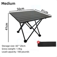 【Fast delivery】Camping Table Outdoor Aluminum Alloy Folding Table Outdoor Camping Table Outdoor Fold