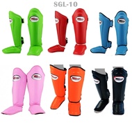 Twins special shin guards SGL-10 ( S,M,L,XL) Genuine leather  Training MMA K1 สนับแข้งทวินส์ สเปเชี่ยล ป้องกันหน้าแข้ง สำหรับการซ้อมมวย ทำจากหนังแท้