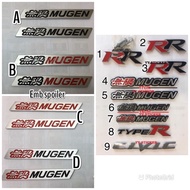 Honda emblem civic fd fc fn mugen RR TypeR Emblem Honda Type R mugen RR honda civic fd Mugen Spoiler