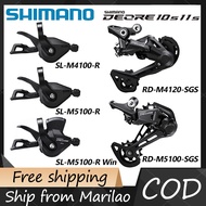 SHIMANO DEORE M4100 M4120 M5100 10s 11S MTB Groupset Shifter Lever Rear Derailleur 10/11 Speed SL+RD