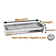 PEMBAKAR BBQ GAS/Stainless Steel Pembakar Otak-Otak /BBQ Gas Stove | Grill Gas Stove | Dapur Otak-Ot
