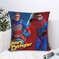 Henry Danger Captain Man and Kid Danger Pillowcase Printing Cushion Cover Decoration  Throw Pillow C