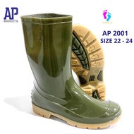HIJAU CHILDREN'S BOOTS - AP BOOTS 2001 GREEN SCHOOL CHILDREN'S BOOTS - AP CHILDREN'S BOOTS